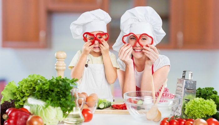 Parent and child cooking