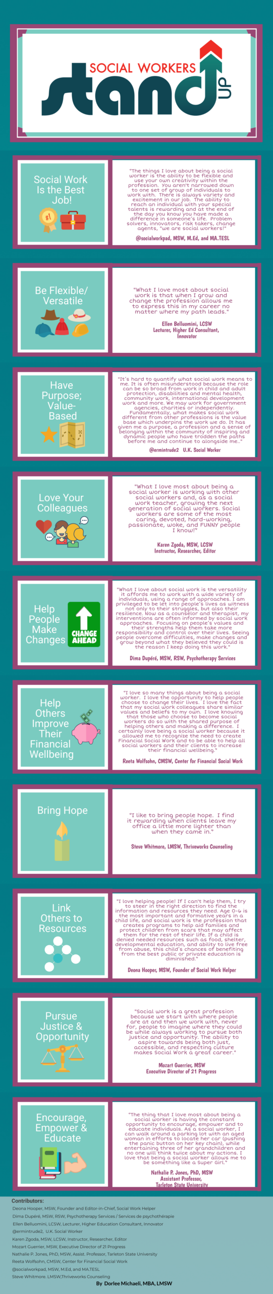 10 reasons social workers love social work