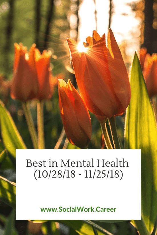 Best in Mental Health (10/28/18 - 11/25/18)